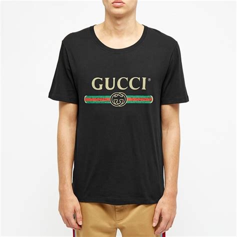 fake oversize t shirt with gucci logo|authentic gucci labels.